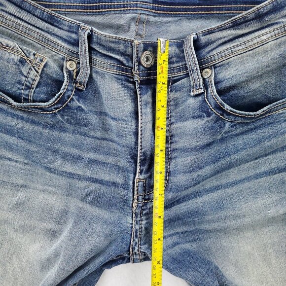 BKE Jeans Jake Straight Stretch Faded Denim Men's "32x30" Actual 34x29 - Picture 7 of 12